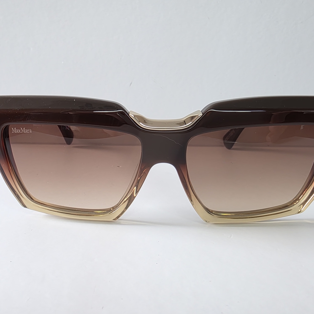 MaxMara Two-Tone Brown Sunglasses - Picture 2 of 5